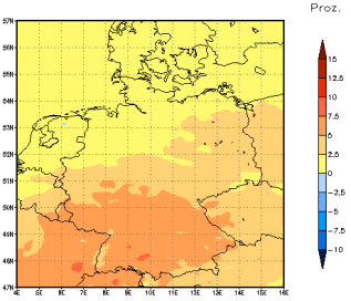 Gebietsmittel dieses Klimalaufs: +3%