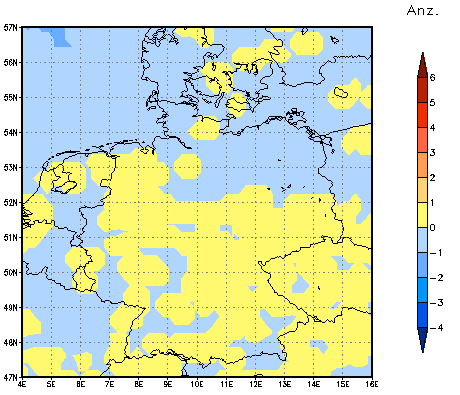 Gebietsmittel dieses Klimalaufs: 0 