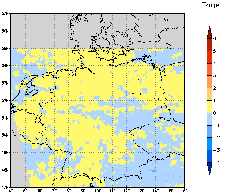 Gebietsmittel dieses Klimalaufs: 0 