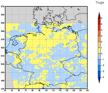 Gebietsmittel dieses Klimalaufs: 0 