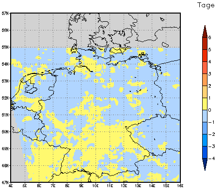 Gebietsmittel dieses Klimalaufs: 0 