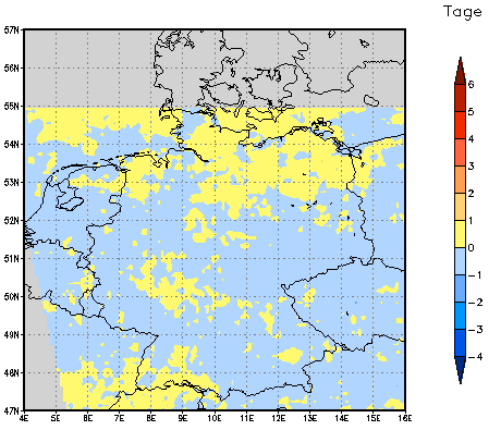 Gebietsmittel dieses Klimalaufs: 0 