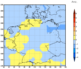 Gebietsmittel dieses Klimalaufs: 0 