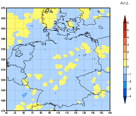 Gebietsmittel dieses Klimalaufs: 0 