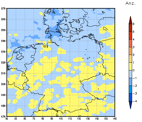 Gebietsmittel dieses Klimalaufs: 0 