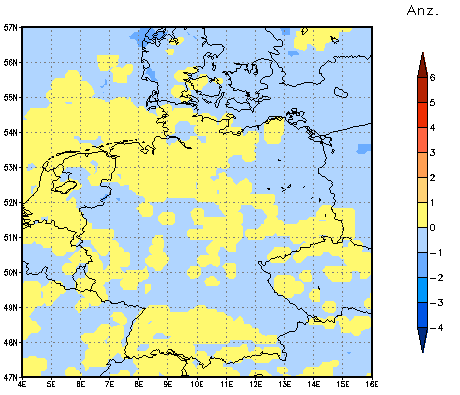 Gebietsmittel dieses Klimalaufs: 0 