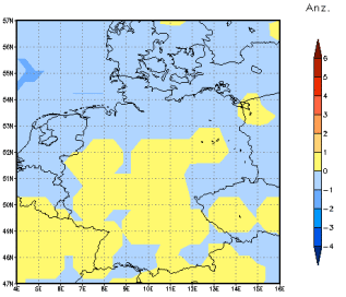 Gebietsmittel dieses Klimalaufs: 0 