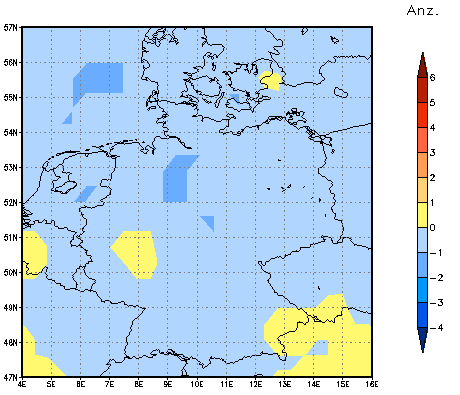 Gebietsmittel dieses Klimalaufs: 0 