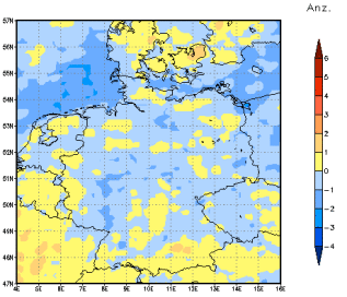 Gebietsmittel dieses Klimalaufs: 0 