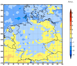 Gebietsmittel dieses Klimalaufs: 0 