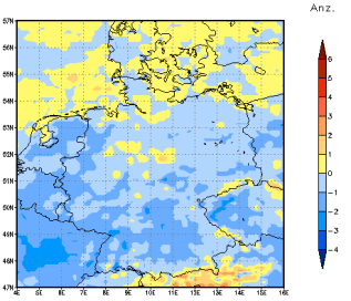 Gebietsmittel dieses Klimalaufs: 0 