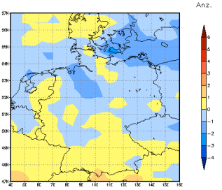 Gebietsmittel dieses Klimalaufs: 0 