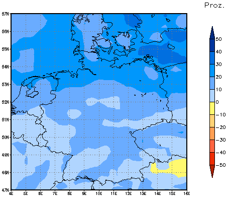 Gebietsmittel dieses Klimalaufs: +23%