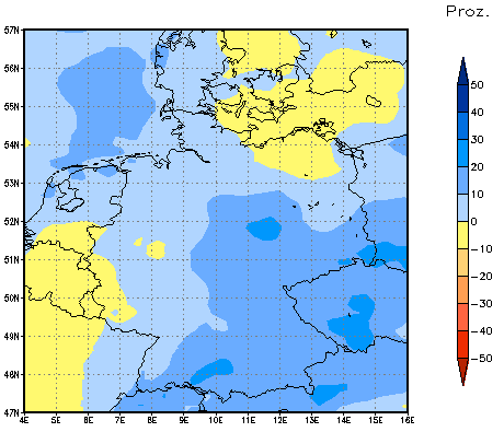 Gebietsmittel dieses Klimalaufs: +9%