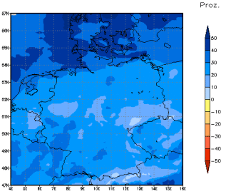 Gebietsmittel dieses Klimalaufs: +22%