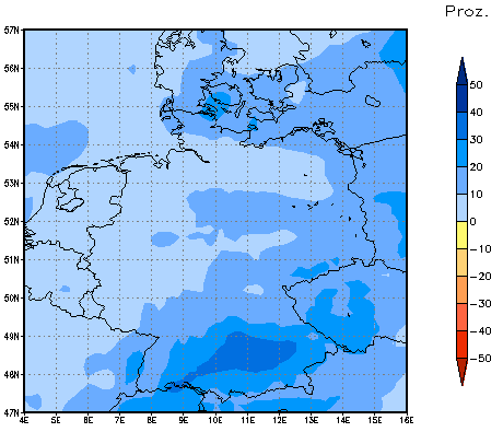 Gebietsmittel dieses Klimalaufs: +11%