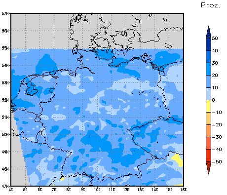 Gebietsmittel dieses Klimalaufs: +16%