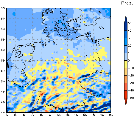 Gebietsmittel dieses Klimalaufs: +8%