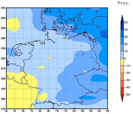 Gebietsmittel dieses Klimalaufs: +11%