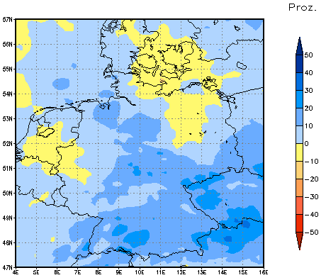 Gebietsmittel dieses Klimalaufs: +3%