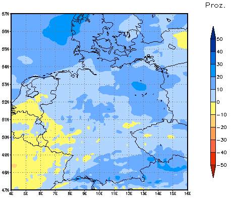 Gebietsmittel dieses Klimalaufs: +11%