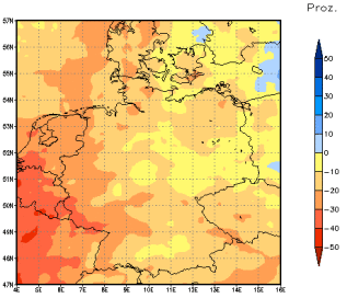 Gebietsmittel dieses Klimalaufs: -15%