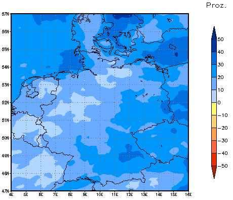 Gebietsmittel dieses Klimalaufs: +16%