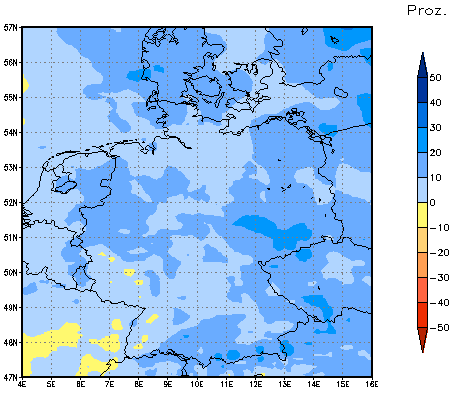 Gebietsmittel dieses Klimalaufs: +13%