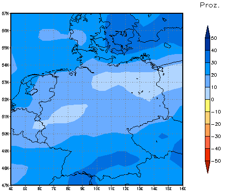 Gebietsmittel dieses Klimalaufs: +19%