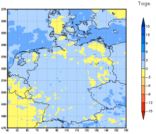 Gebietsmittel dieses Klimalaufs: 0 Tage