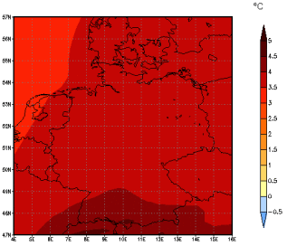 Gebietsmittel dieses Klimalaufs: +3.8°C