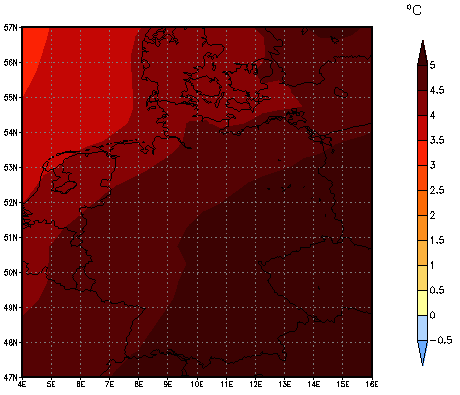 Gebietsmittel dieses Klimalaufs: +5.3°C