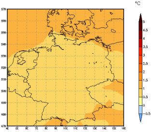 Gebietsmittel dieses Klimalaufs: +0.9°C