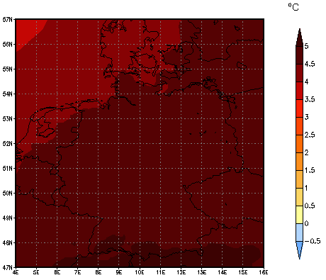 Gebietsmittel dieses Klimalaufs: +4.6°C